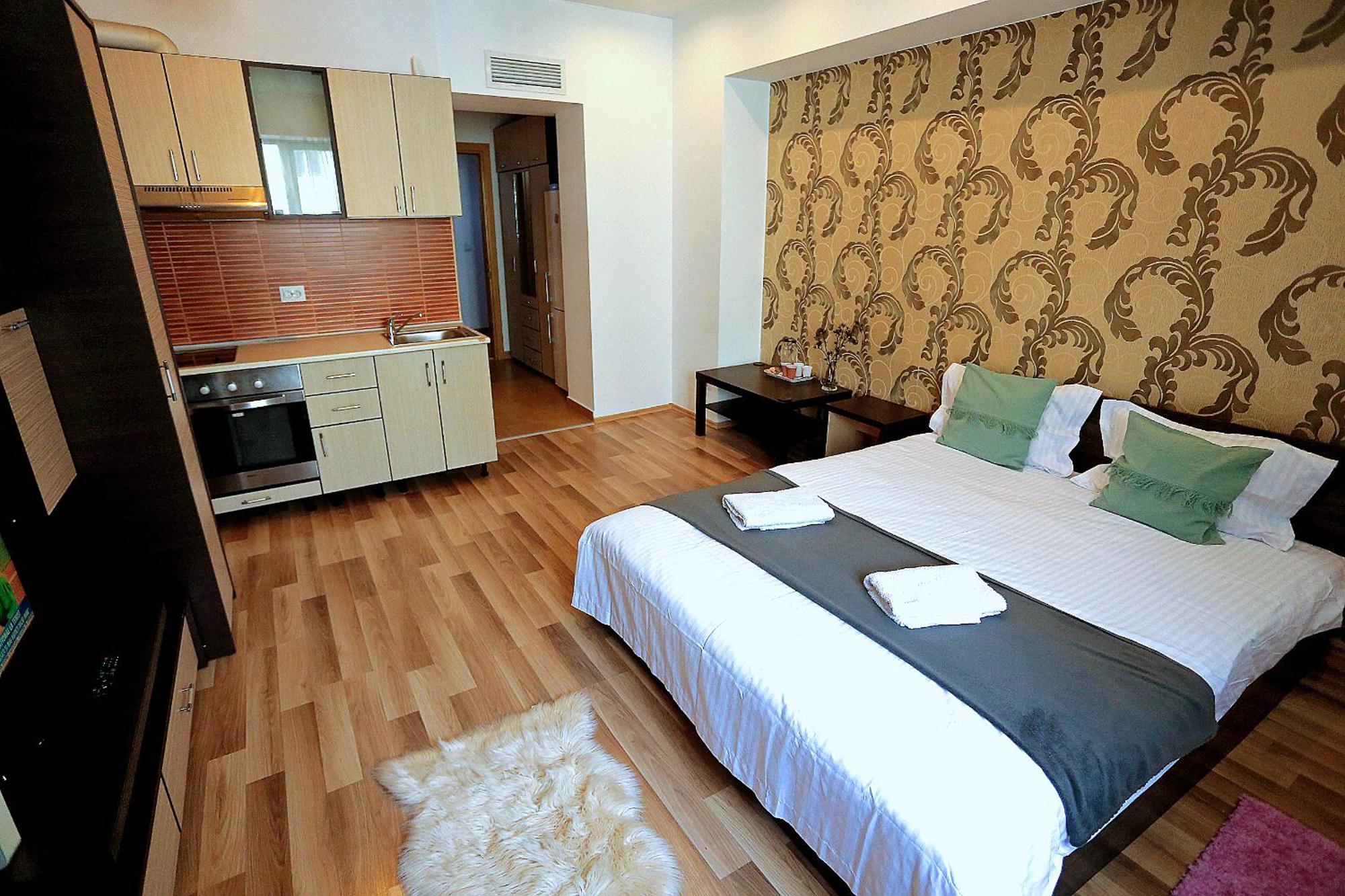 Cataleya Suites Aparthotel Bukares Bagian luar foto